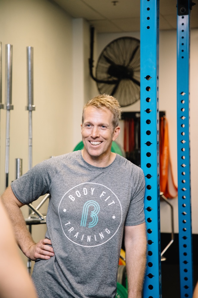 Cameron Falloon in a BFT studio